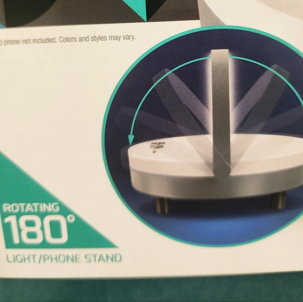 Nizoni LED DOME LAMP w/wireless Phone Charger & HD Audio Speaker